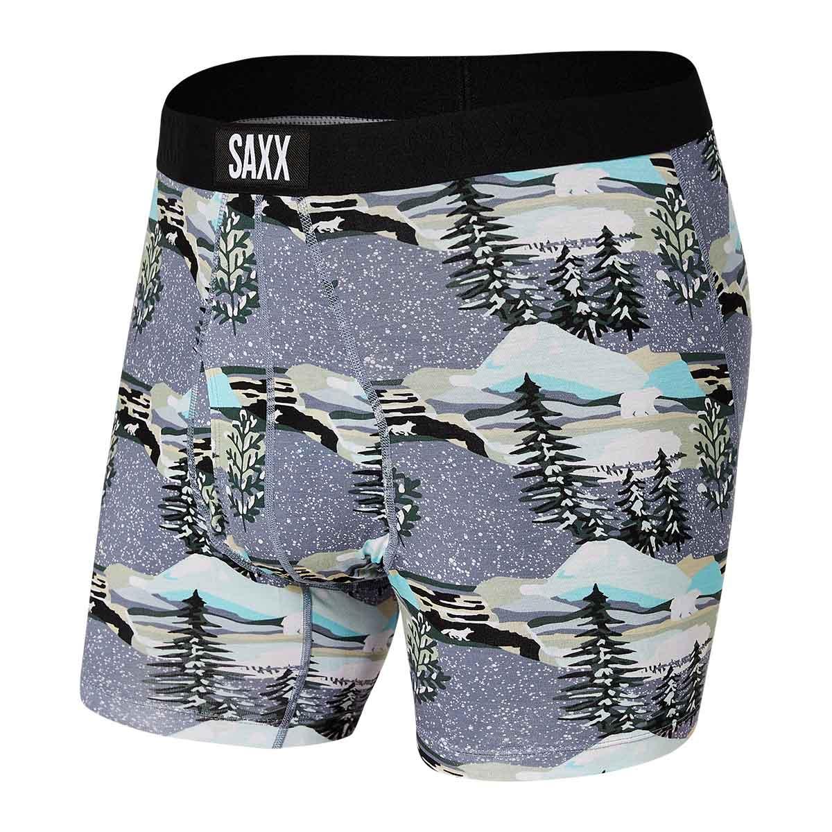 Saxx Ultra Boxer with Fly Men's in Grey The Hills Are Alive